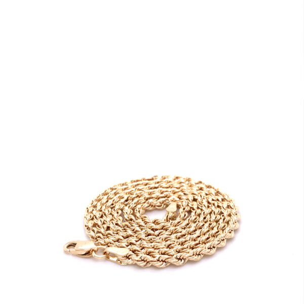 10k Rope necklace 3mm