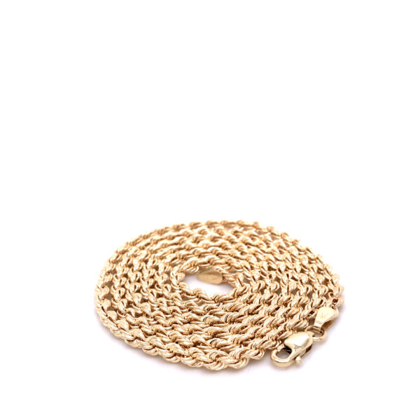 10k Rope Necklace 4mm