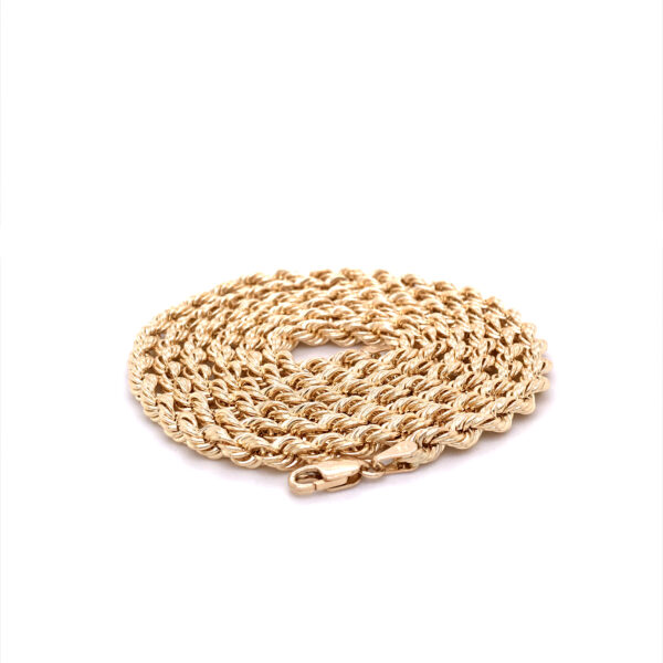 10k Rope Necklace 5mm