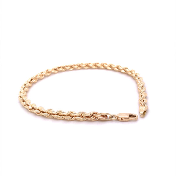 10k Rope Bracelet 5mm